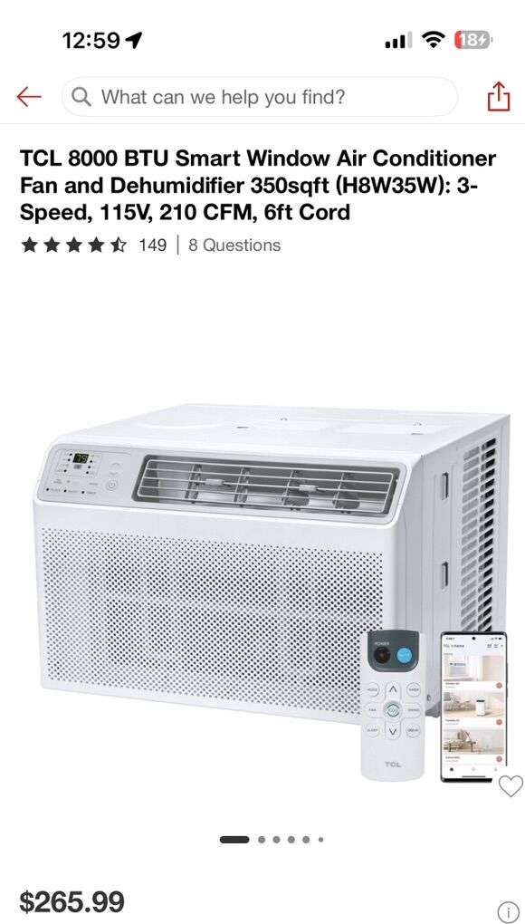 TCL Window unit