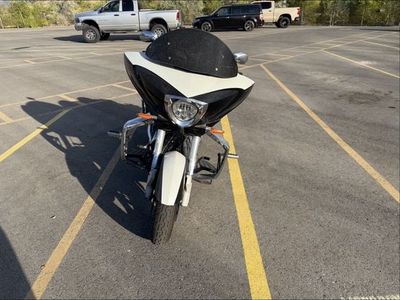 2014 Victory Cross Country Motorcycle - White Touring Cruiser