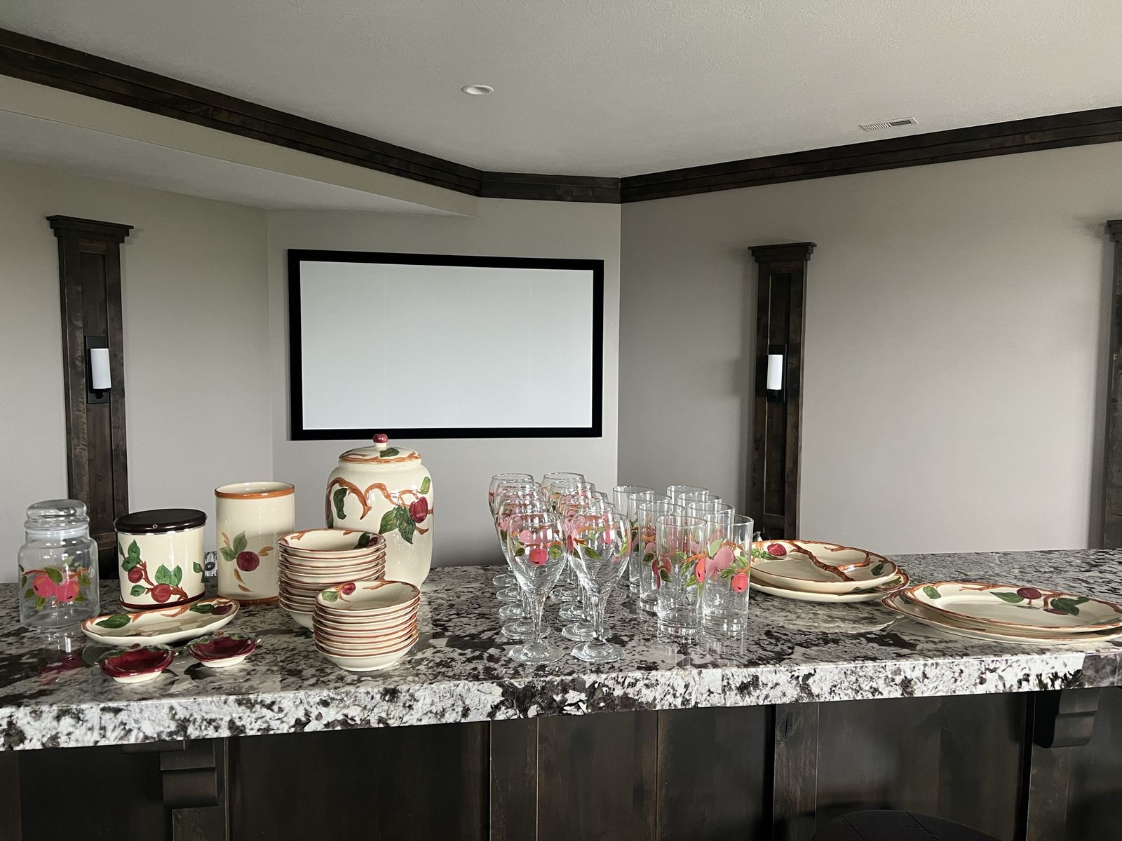 HUGE Collection of Franciscan Apple China