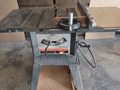 125 Craftsman 10" Radial Arm Saw and 25 Craftsman 10" Chop Saw