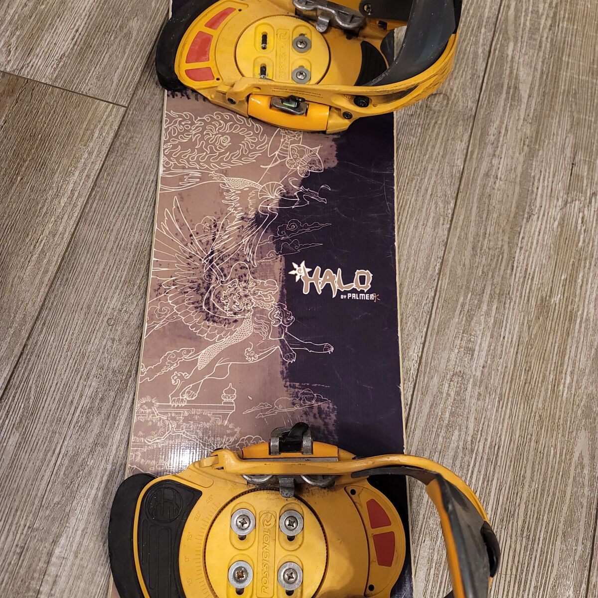 Halo by Palmer 152 Snowboard w Rossignol Step In Bindings