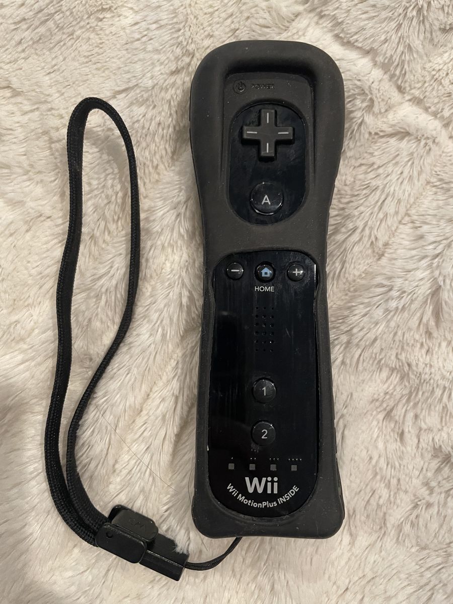 Nintendo Wii Remote Black W/Motion Plus