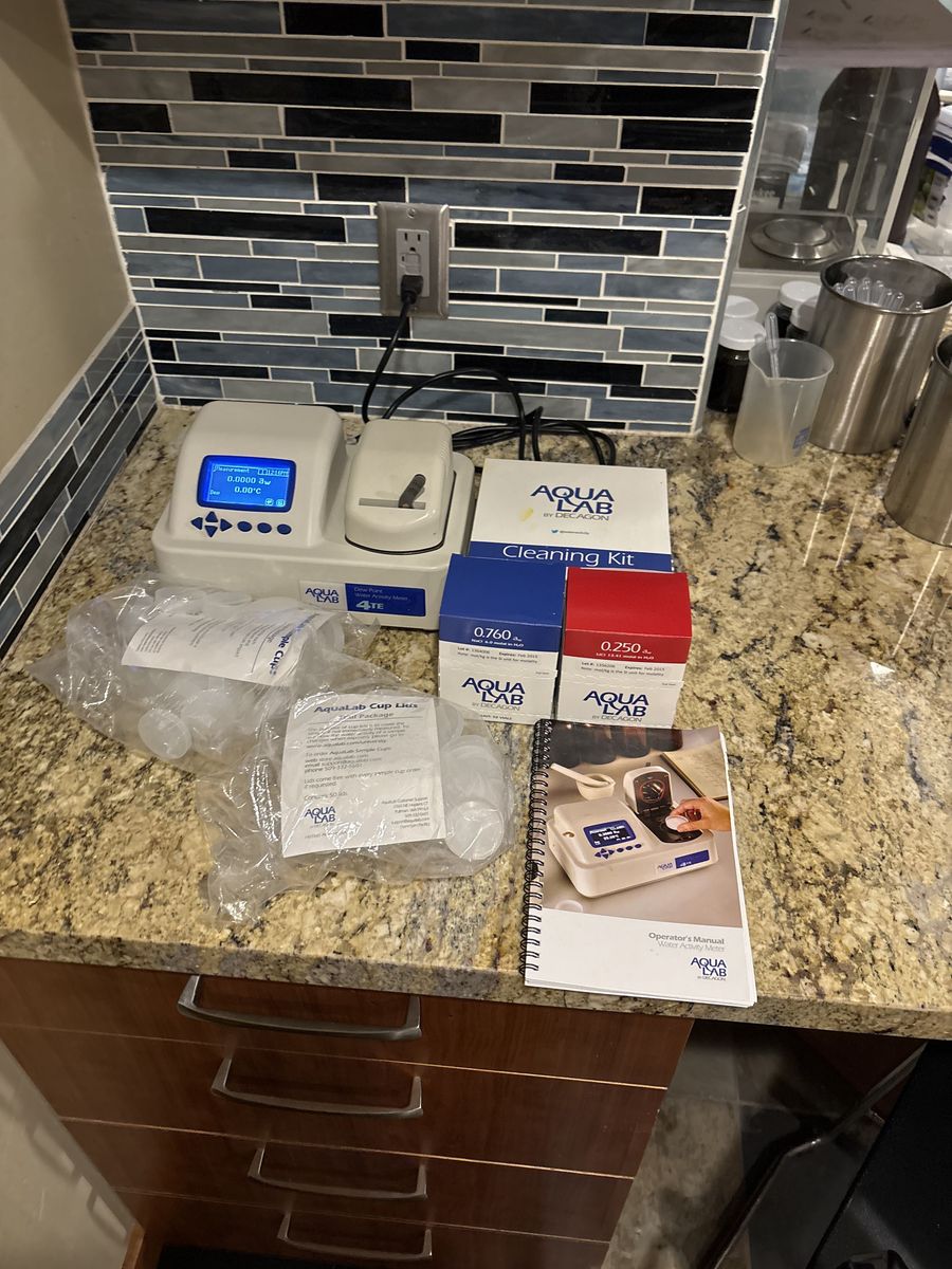 AQUALAB 4TE Dew Point Water Activity Meter and accessories $11,000 cash/venmo in Draper