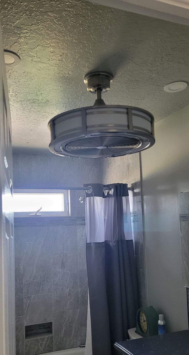 23" Brette II Home Decorators Caged Drum Ceiling Fan