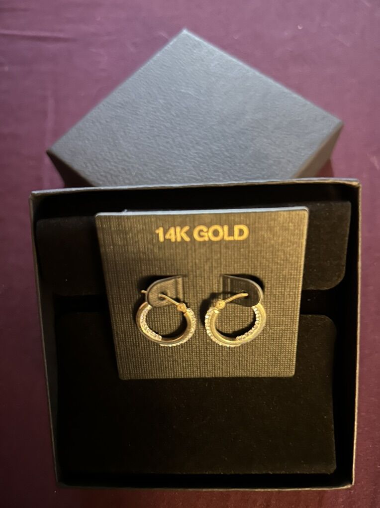 14kt Gold Hoop Earrings $150 OBO