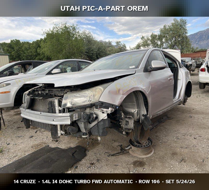 2014 Chevrolet Cruze Parts - UTPAP Orem