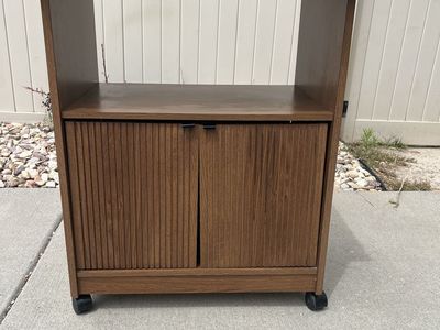 Cool Vintage Cabinet On Casters.