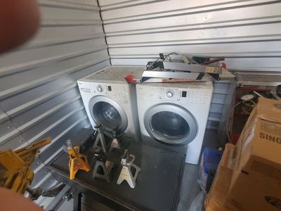 LG White Front Load Washer & Electric Dryer Set - Efficient & Reliable Laundry Pair