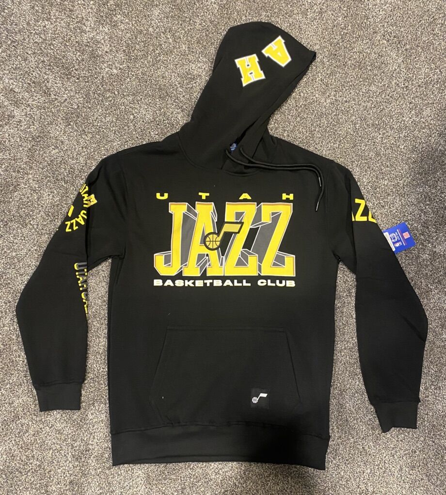 Ultra Game Utah Jazz Basketball Hoodie Size Small