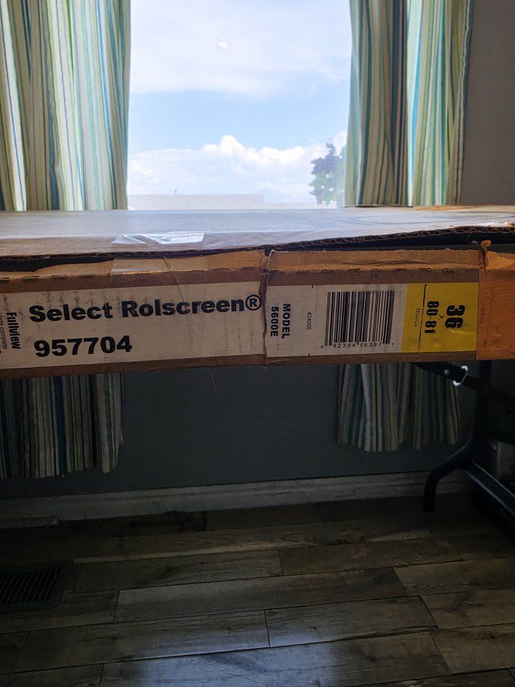 Pella Select Rolscreen Fullview Storm Door 36x80 White Model 5600E