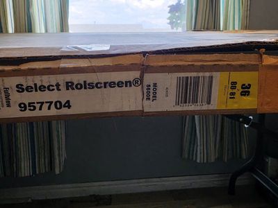 Pella Select Rolscreen Fullview Storm Door 36x80 White Model 5600E