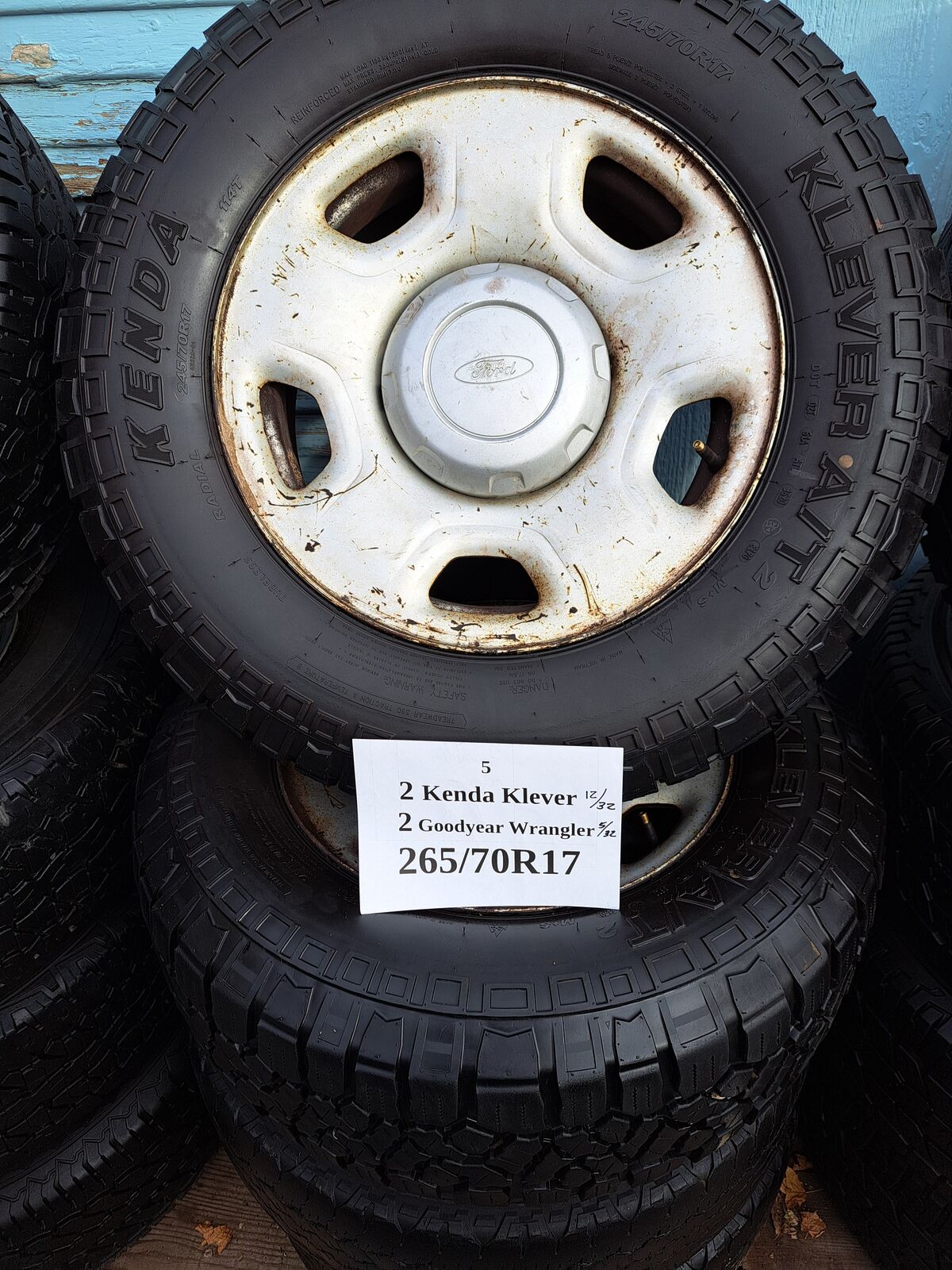 245/70 R17 Tires with Rims