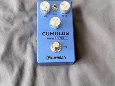 Cumulus 3-way Reverb pedal by Gamma