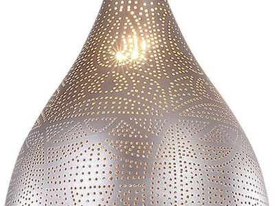 V-intage Pendant Light Turkish Lamp Moroccan Etching Chandelier Industrial Porous Arabic Ceiling Light Fixture