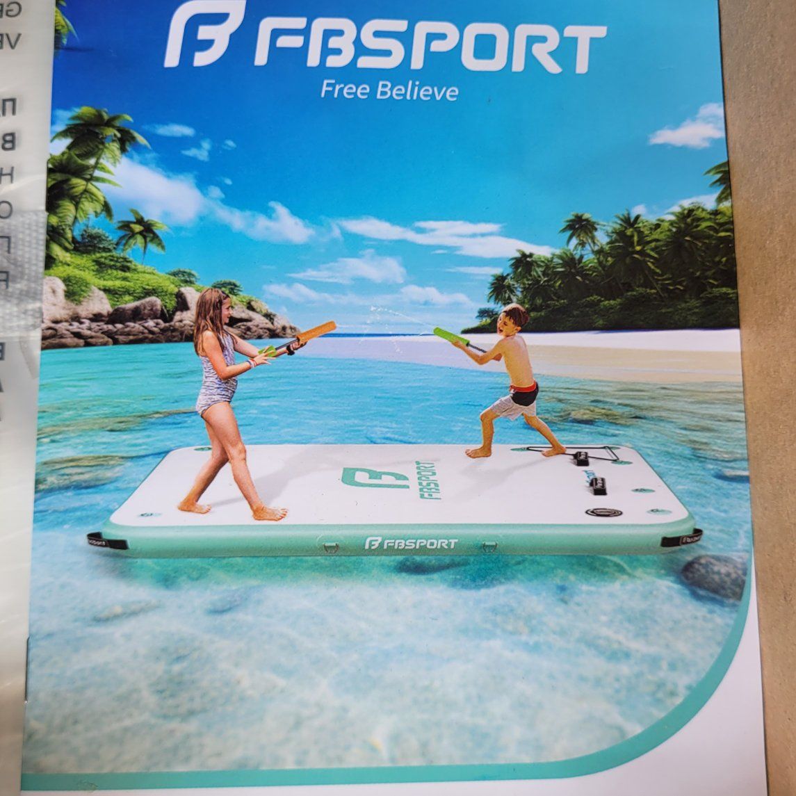 NEW- Inflatable Floating Water Platform
