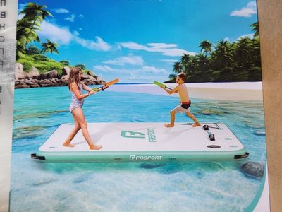 NEW- Inflatable Floating Water Platform