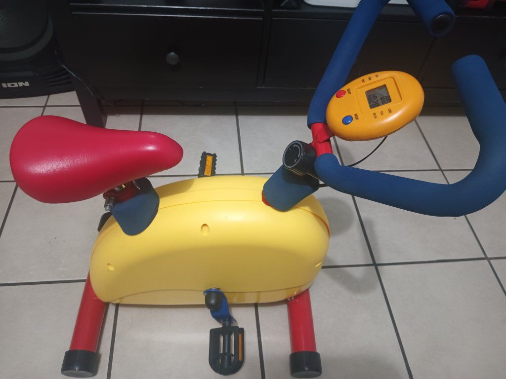 Kids Stationary Exercise Bike - Bright Colors