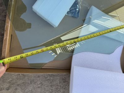 Unbranded 38" x 37" Auto Replacement Window Glass Panel - New - not sure of fit