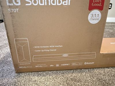 Brand New LG S70T Soundbar w/ Subwoofer (Sealed)