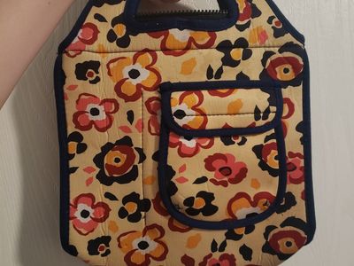 Cute Floral Lunch Bag- 100% Polyester