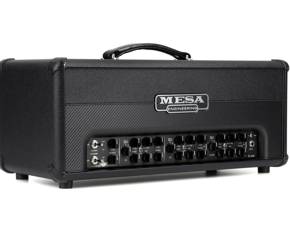 Mesa Boogie Triple Crown TC-100 100-Watt Tube Guitar Amplifier Head with Footswitch