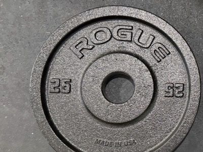 Rogue 25lb weight plates