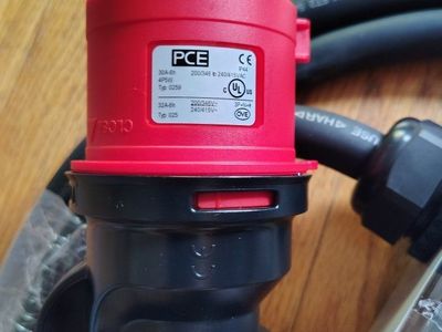 PCE 30A/32A 5-Pin Industrial Cable Connector Plug (Type 025/0259)