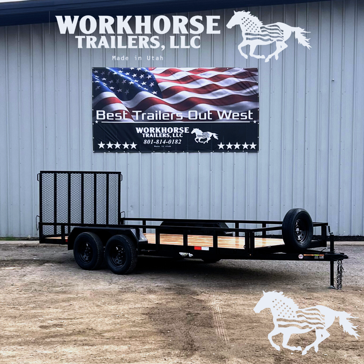 7x16 Workhorse Tandem Value Utility ***SPARE TIRE INCLUDED***SALE
