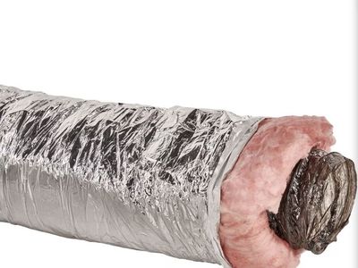 Master Flow 6" x 25' Insulated Flexible Duct with R6 Insulation - ETL Listed, UL181 Standard