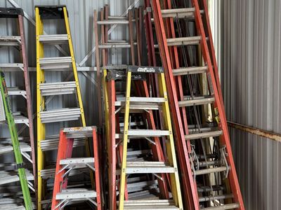 Assorted Used Ladders - Werner, Louisville, Little Giant - Various Sizes & Types