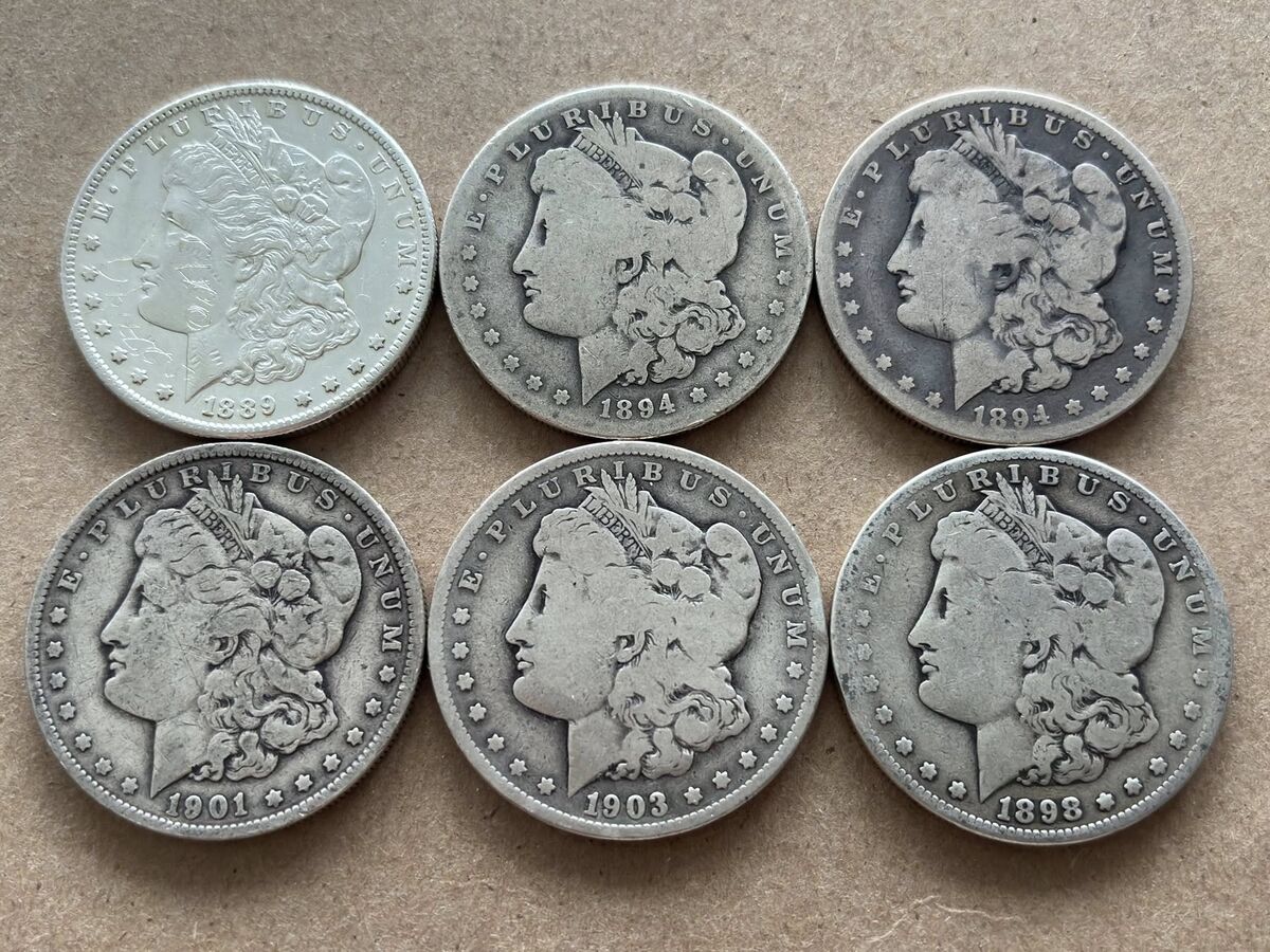 Low mintage morgans 1894o, 1903p, 1894s, 1898s,1889s