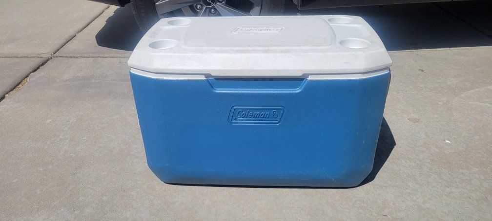 coleman cooler, ice chest