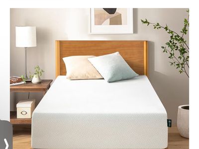 New 12 Inch Twin Green Tea Memory Foam Mattress