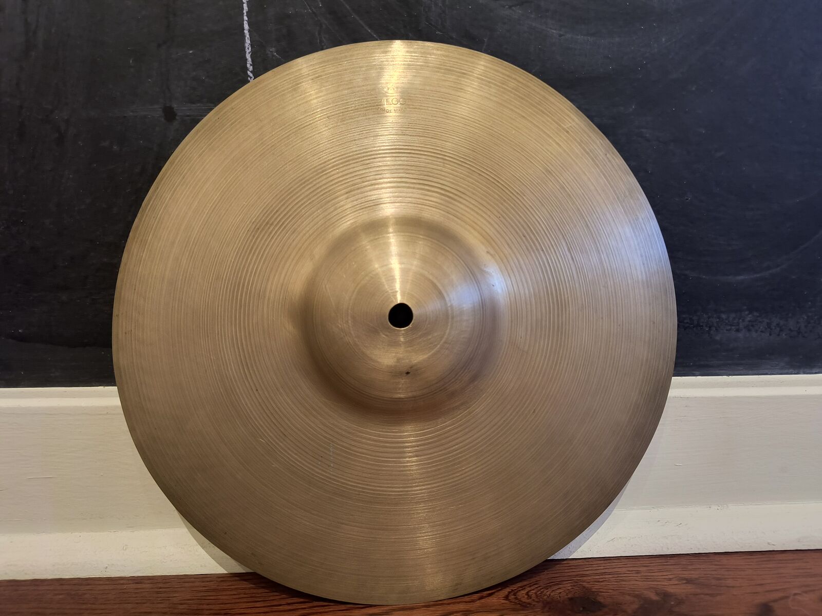 Vintage 1940s Zilco by Zildjian 11" Splash Cymbal 275g Trans Transition Stamp