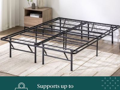 Zenus Queen size metal bed Frame - Still in box