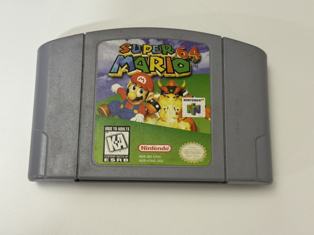 Authentic N64 Nintendo 64 Game / Super Mario 64