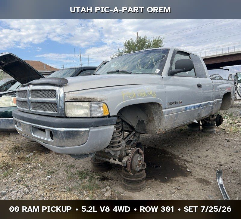 New Arrival - 2000 Dodge Ram Pickup Parts - UTPAP Orem