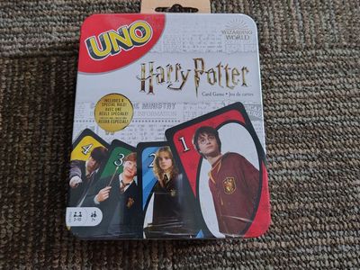 Unopened Harry Potter UNO (metal package included)