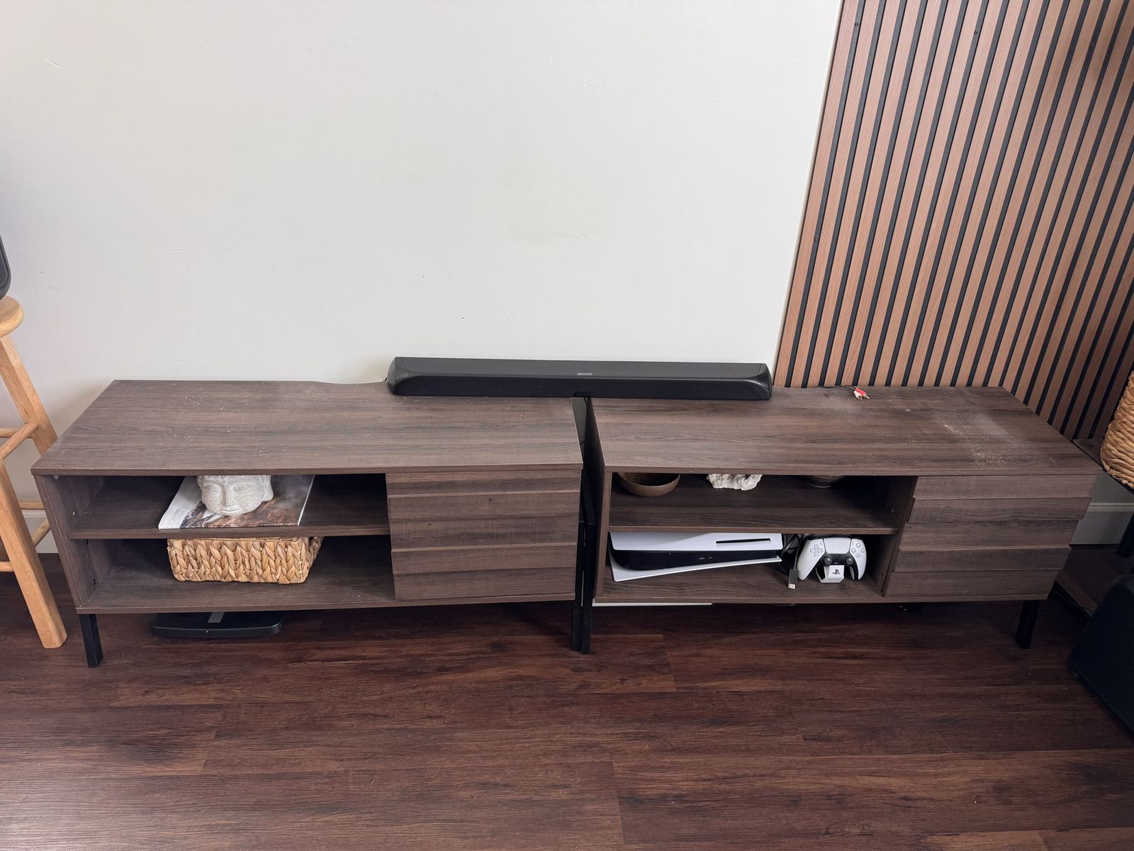 Walnut TV stand
