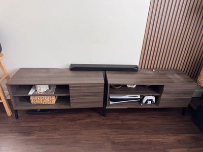 Walnut TV stand