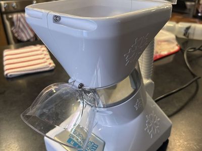 Little Snowie Max Home Ice Shaver Snow Cone Machine - Uses Regular Ice