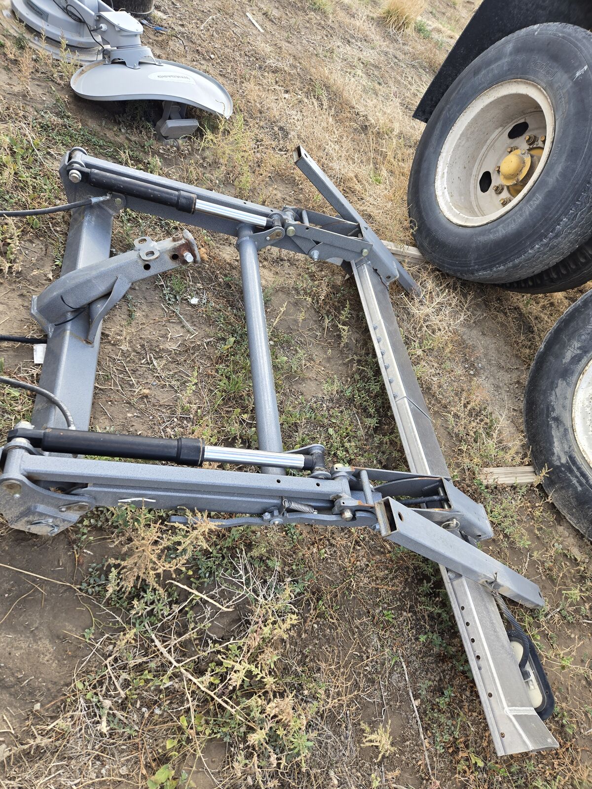 Hydrolic Motorcycle Lift for Motorhome.