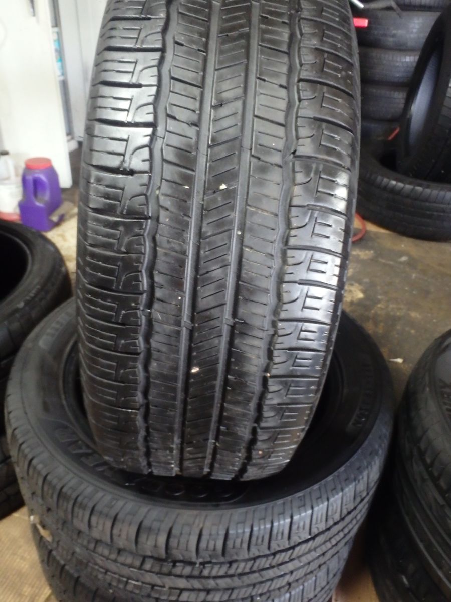 225/50R18  GOODYEAR RELIANT A/S PAIR OF TWO USED TIRES