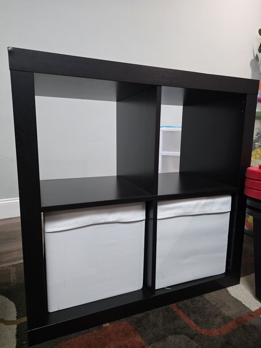 IKEA shelf unit (black-brown)