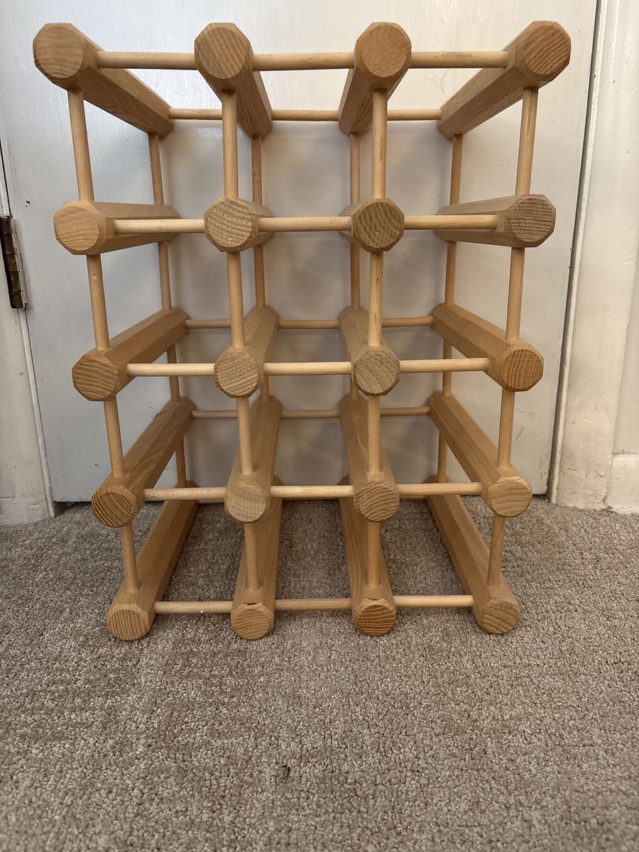 Wood Stackable Modular Wine Rack