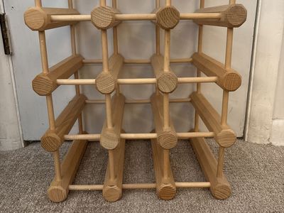 Wood Stackable Modular Wine Rack