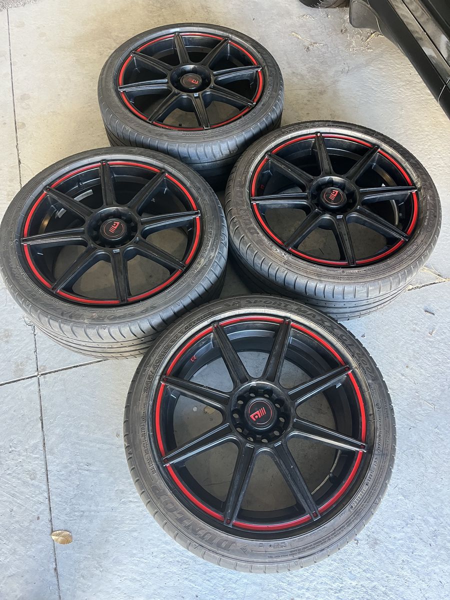 Motegi Mr142 Cs8 18in 5x114 5x120 Wheels