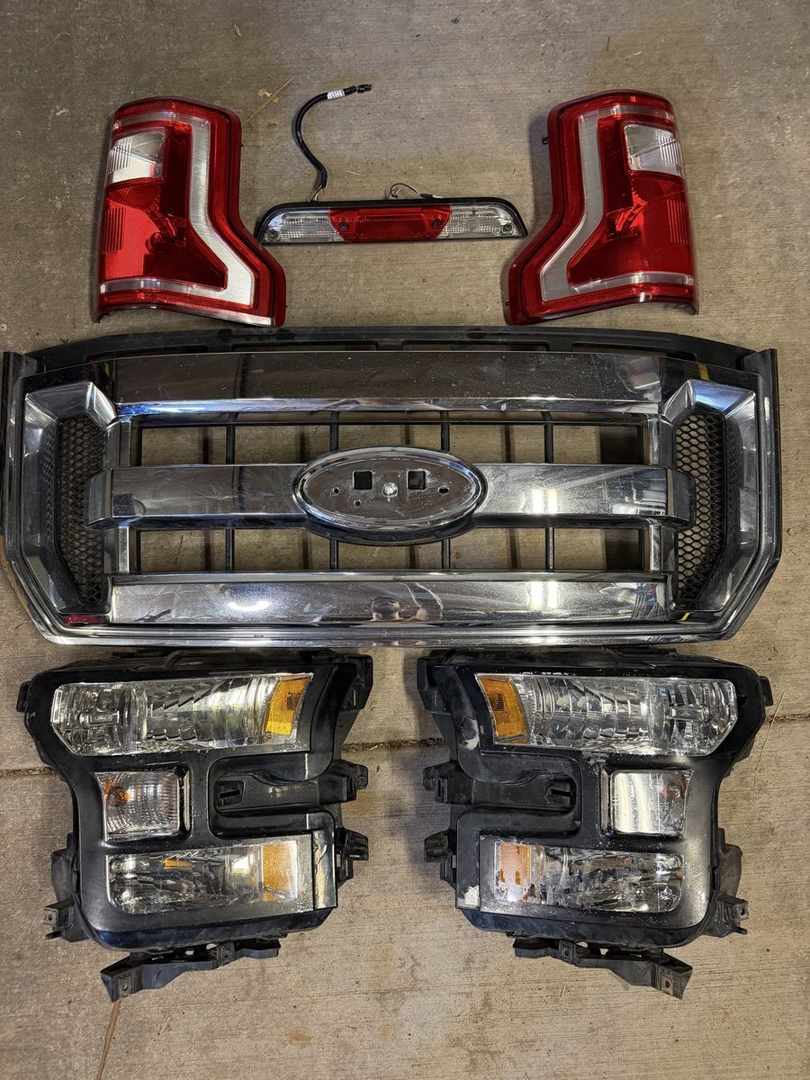 Ford F-150 Halogen Headlights, Grille, & Taillights (2015-2017) - Full Set