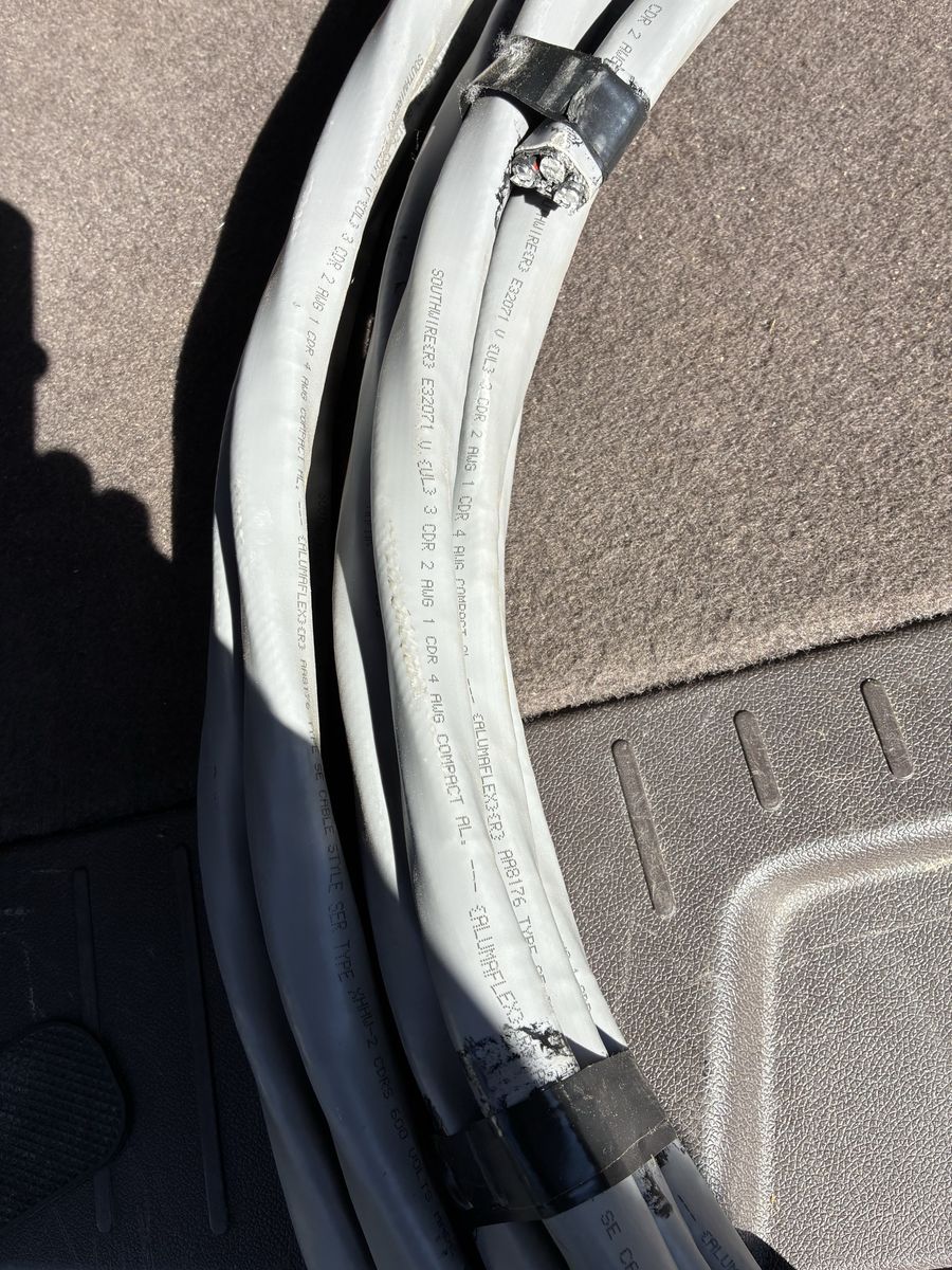 4/0 SE/SER cable 4 conductor
