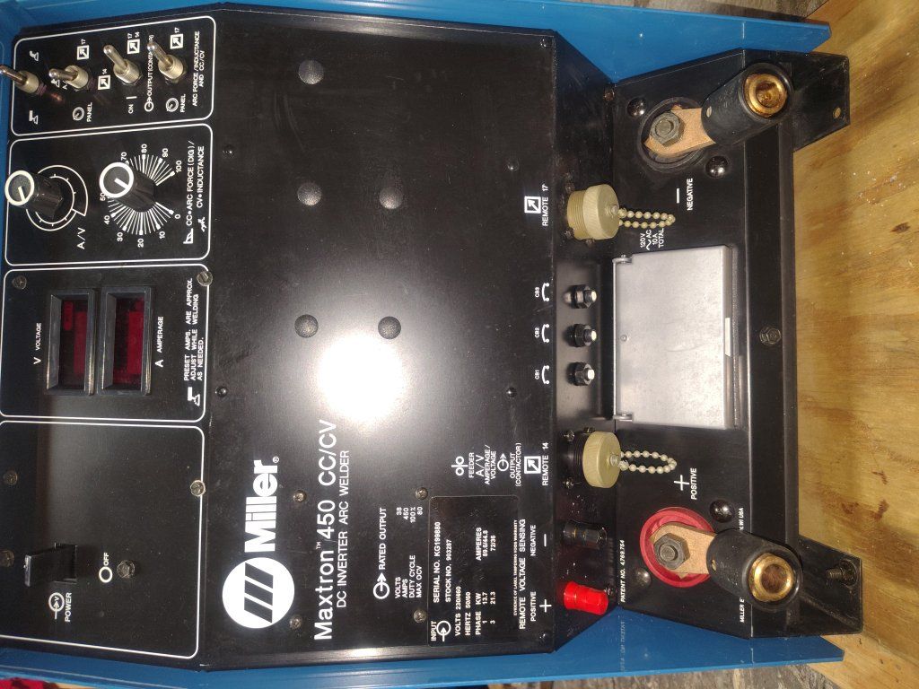 MIller Maxtron 450, D64 Wirefeeder,Miller Footpeda